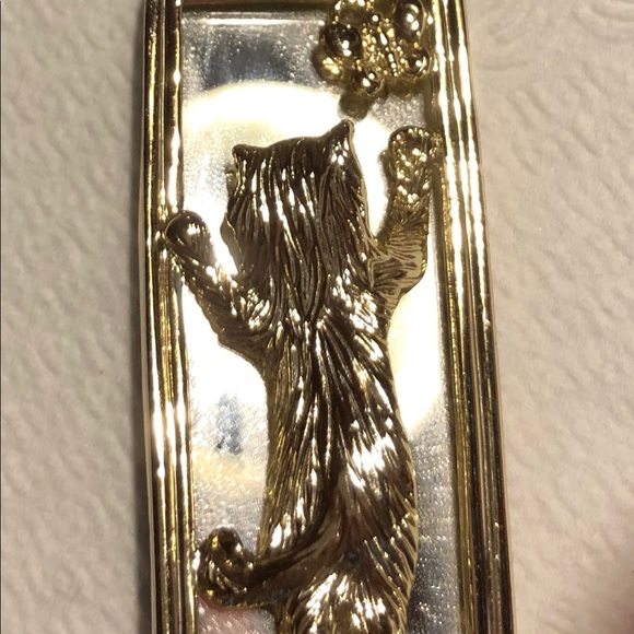 Vtge “AJC” Cat in the Mirror With Butterfly Brooch - Picture 4 of 6